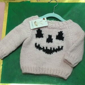 NWT blueberry hill light pink Halloween sweater